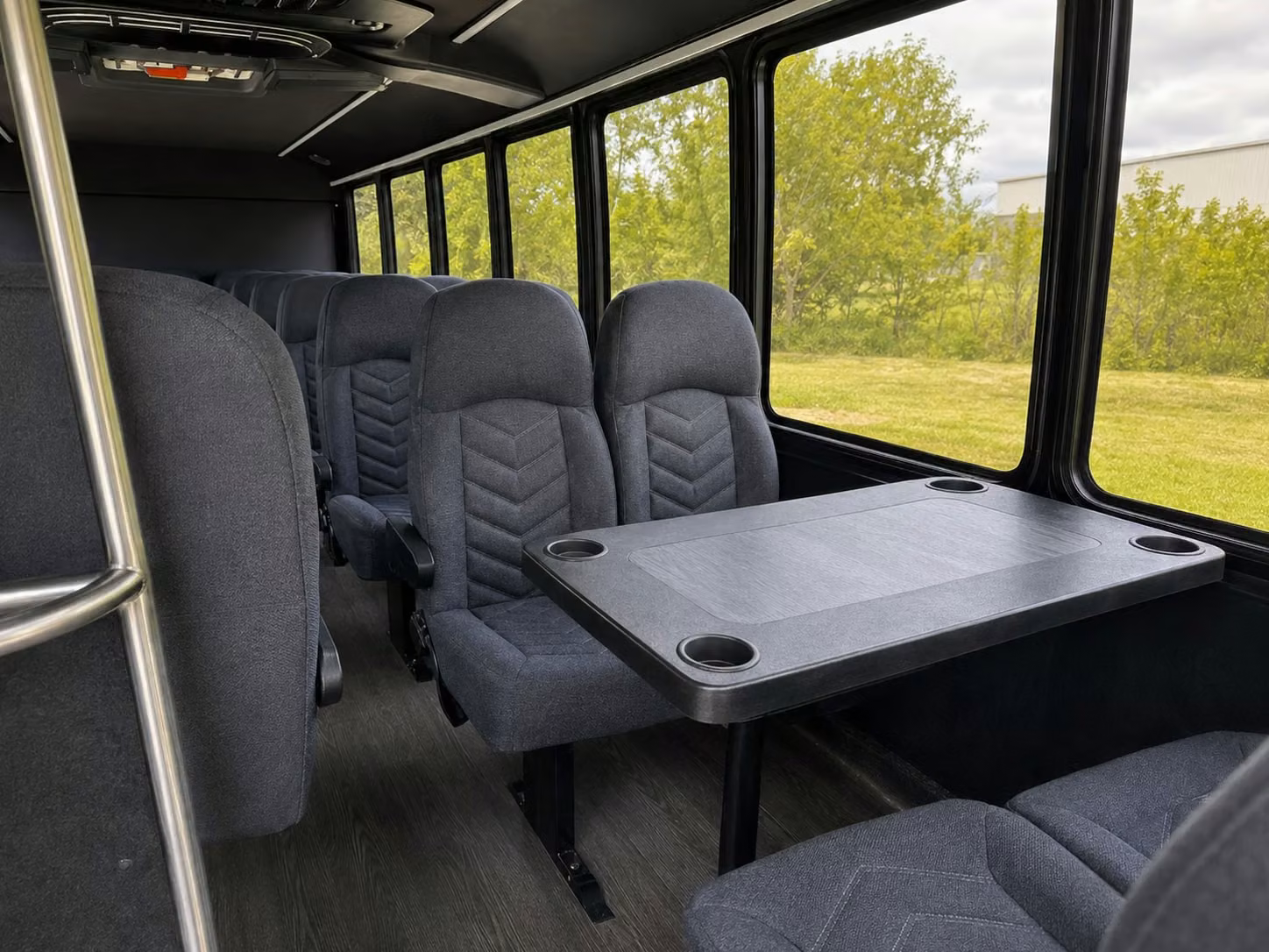15 passenger minibus inside