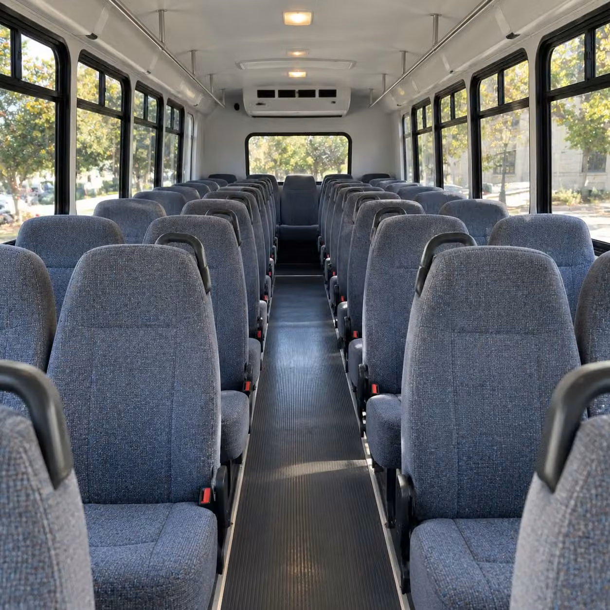 25 passenger minibus interior