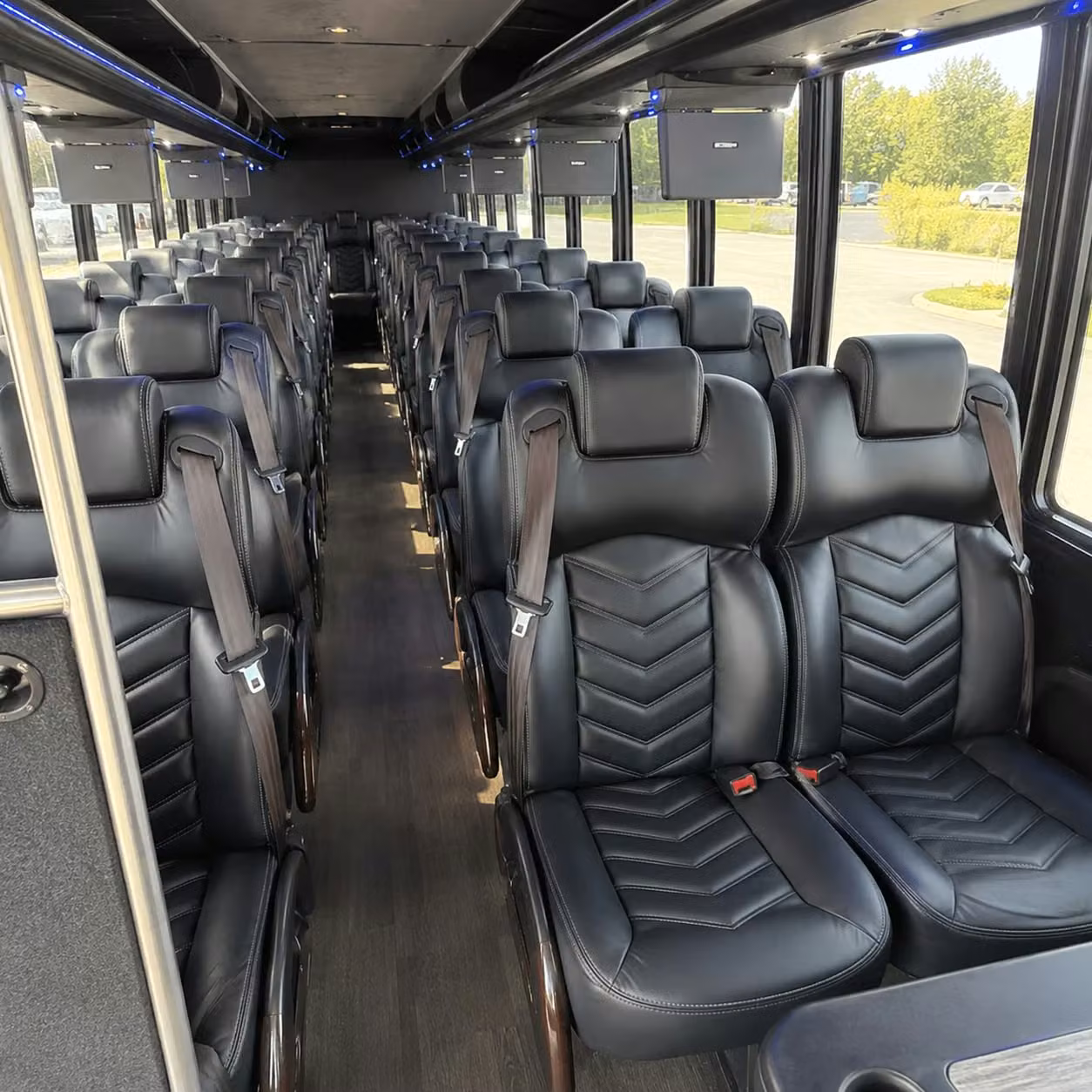 35 passenger minibus interior