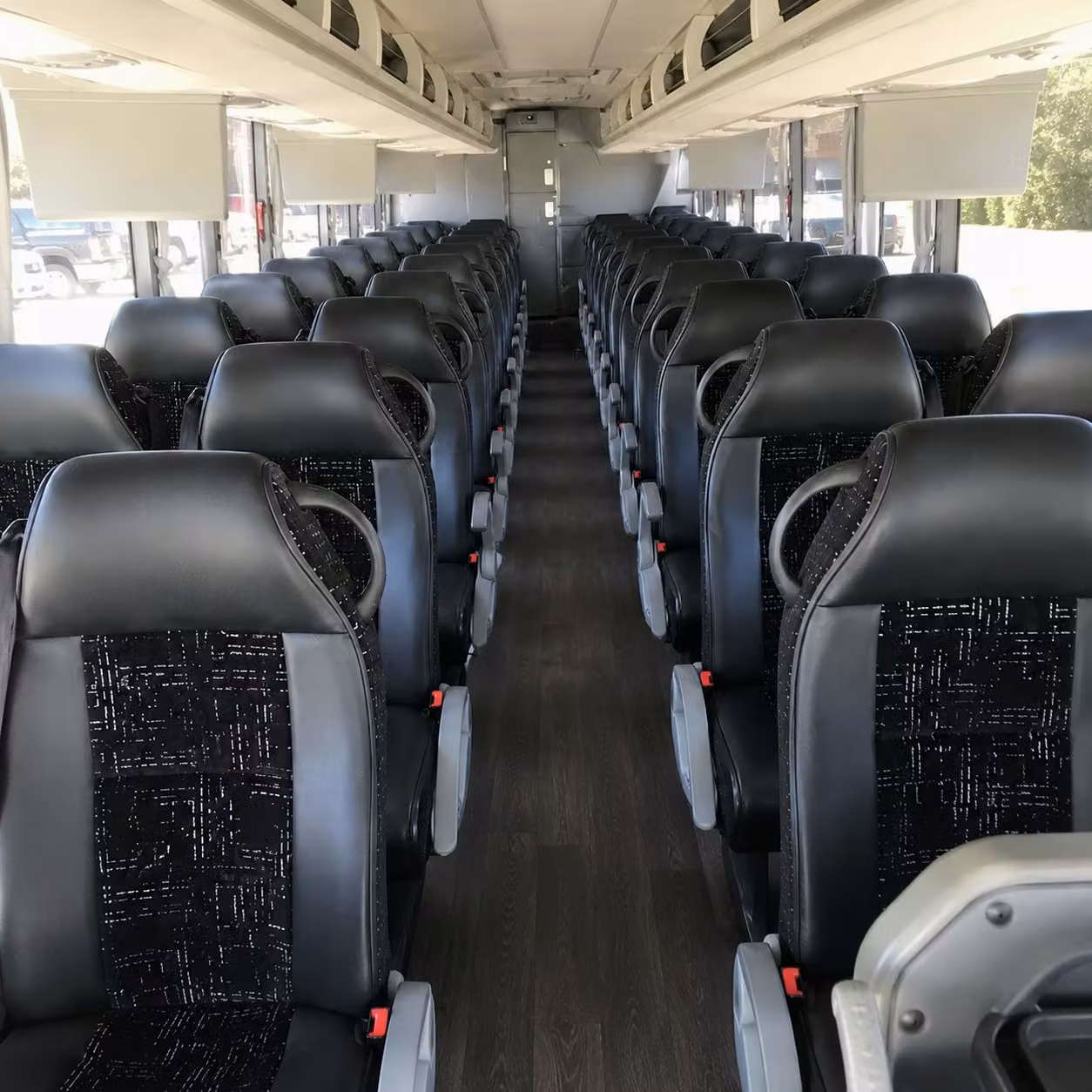 sunnyvale charter bus rental inside