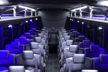 Sunnyvale Charter Bus Interior